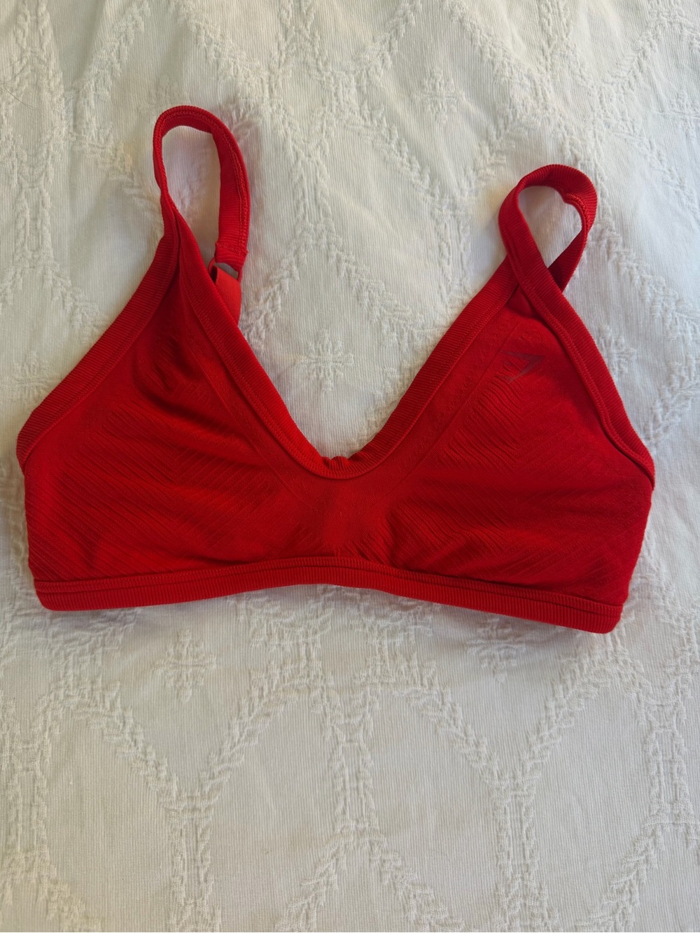 Gymshark red sports bra XS